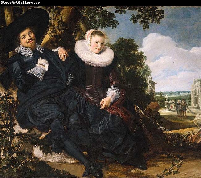 Frans Hals Marriage Portrait of Isaac Massa en Beatrix van der Laen
